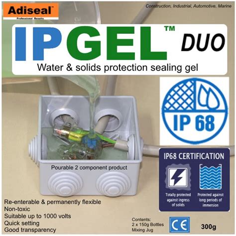 junction box sealant|waterproof gel junction box.